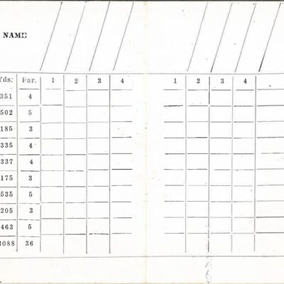 old scorecard