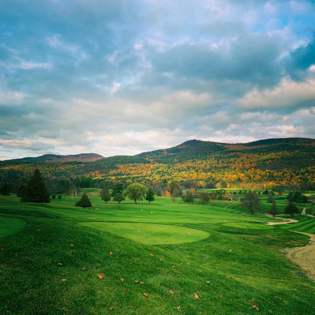 Ticonderoga Golf Course in the fall