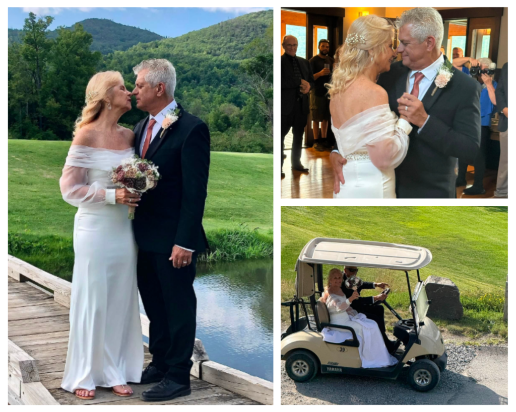 We were happy to host the wedding celebration of Mary Fran & Les last Saturday!